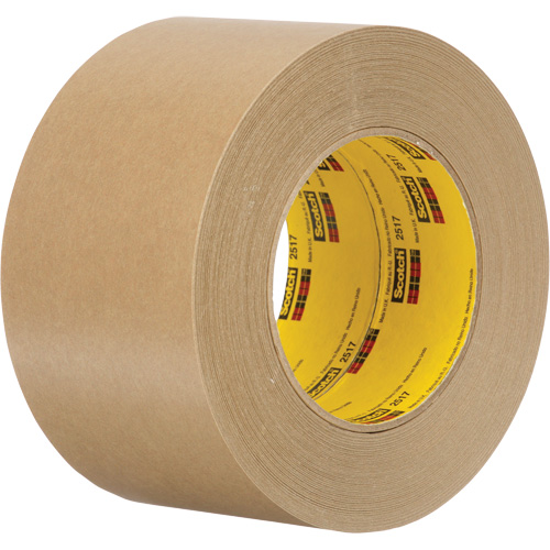 Scotch&reg; Flatback Masking Tape 2517, 72 mm (2-27/32") x 55 m (180'), Tan Groupe Belzile Dickner