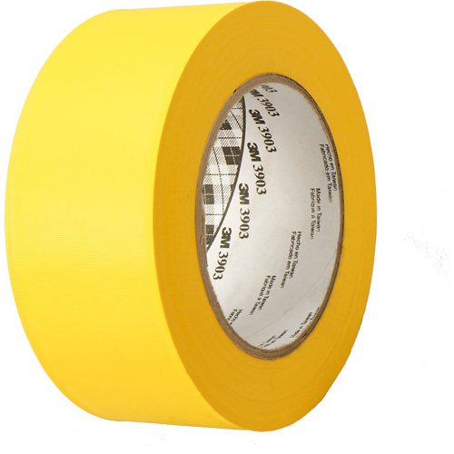 Rubans adh&eacute;sifs en vinyle 3903, 49" (4,08') la x 46 m (151') lo, 6,5 mils, Jaune Groupe Belzile Dickner