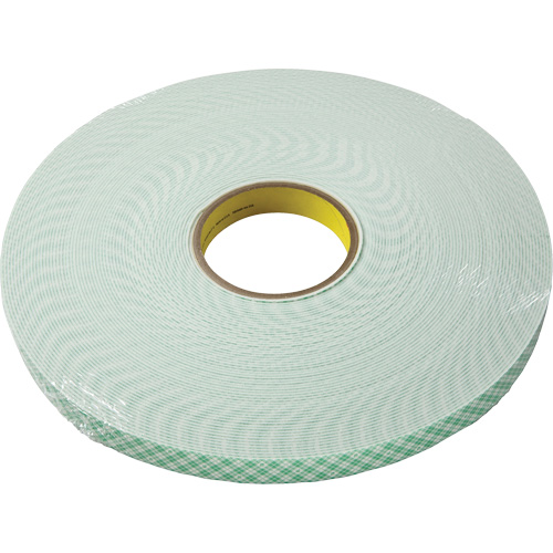 Ruban double face en mousse d'ur&eacute;thane, 33 m (108') lo x 9,5 mm (3/8") la, 60 mils, Ur&eacute;thane Groupe Belzile Dickner