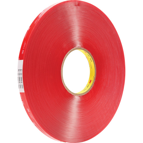VHB Tape, 66 m (216') L x 6 mm (1/4") W, 23 mils, Acrylic Groupe Belzile Dickner