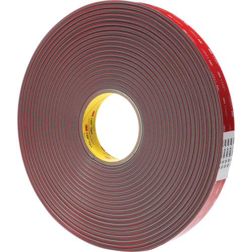 VHB Tape, 66 m (216') L x 6 mm (1/4") W, 23 mils, Acrylic Groupe Belzile Dickner