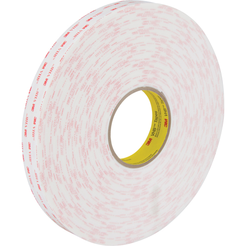 Ruban VHB 4950, 33 m (108') lo x 25,4 mm (1") la, 45 mils, Acrylique Groupe Belzile Dickner