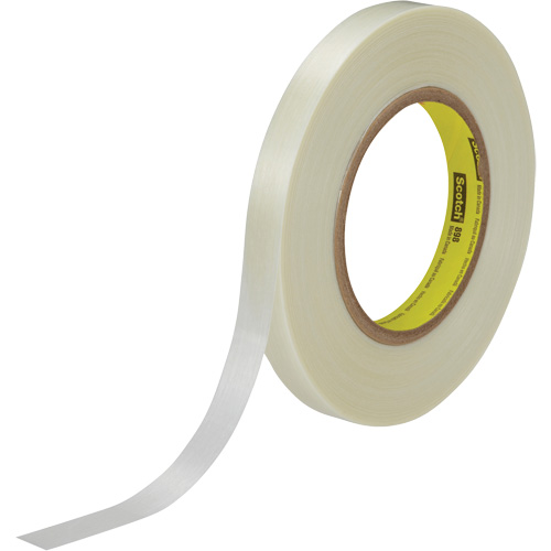 Ruban renforc&eacute; de filaments Scotch, &eacute;paisseur 6,6 mils, 9 mm (0,35") x 55 m (180')  Groupe Belzile Dickner