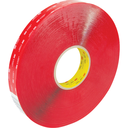 4910 Foam Tape, 33 m (108') L x 25.4 mm (1") W, 40 mils, Acrylic Groupe Belzile Dickner