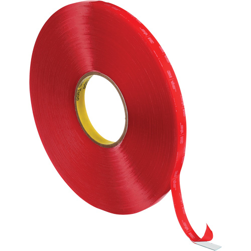 Ruban VHB, 33 m (108') lo x 12 mm (1/2") la, 40 mils, Acrylique Groupe Belzile Dickner