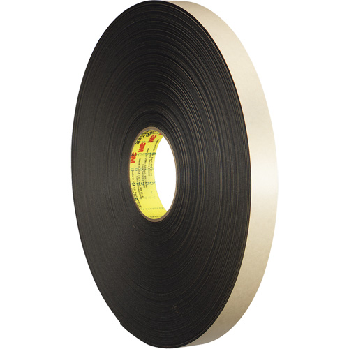 Double-Coated Foam Tape, 66 m (216') L x 12.7 mm (1/2") W, 31 mils, Polyethylene Groupe Belzile Dickner