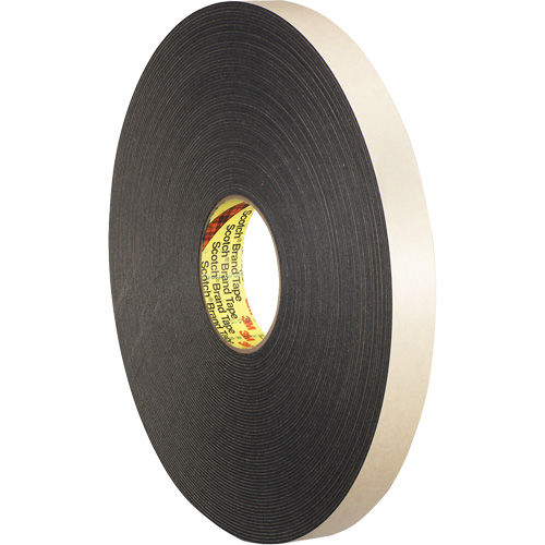 Double-Coated Foam Tape, 33 m (108') L x 18 mm (3/4") W, 62 mils, Polyethylene Groupe Belzile Dickner