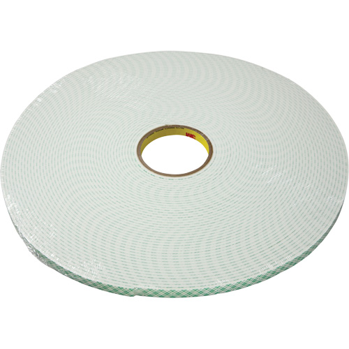 Double-Coated Urethane Foam Tape, 16.5 m (54') L x 25.4 mm (1") W, 25 mils, Urethane Groupe Belzile Dickner