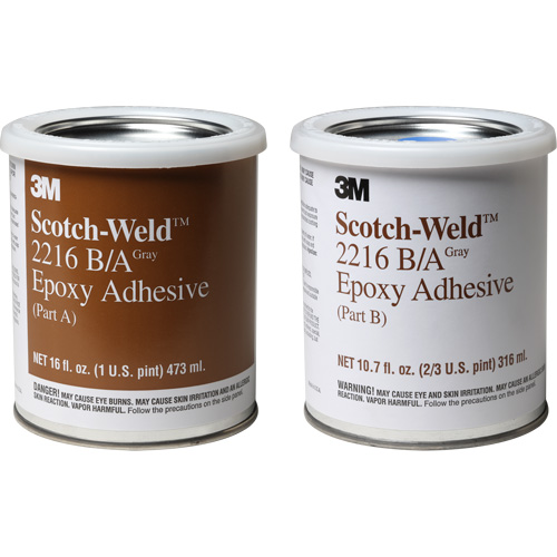 Scotch-Weld Adhesive, 32 fl. oz., Kit, Two-Part, Grey Groupe Belzile Dickner