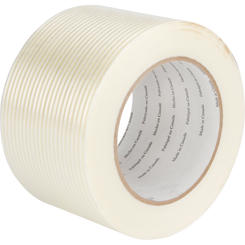Ruban renforc&eacute; de filaments Scotch, &eacute;paisseur 4 mils, 72 mm (3") x 55 m (180')  Groupe Belzile Dickner