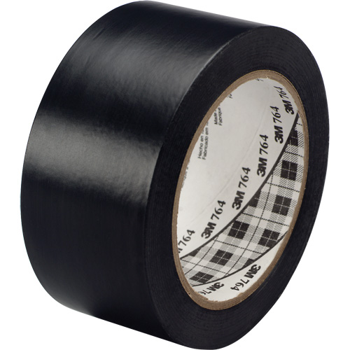 764 General-Purpose Vinyl Tape, 25.4 mm (1") W x 32.9 m (108') L, 5 mils, Black Groupe Belzile Dickner