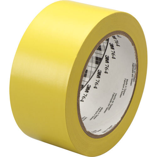 Ruban en vinyle pour travaux g&eacute;n&eacute;raux 764, 1245 mm (49") la x 32,9 m (108') lo, 5 mils, Jaune Groupe Belzile Dickner