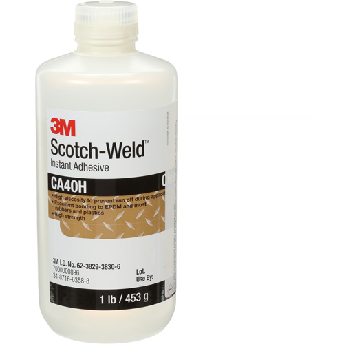 Colle instantan&eacute;e Scotch-Weld, Transparent, Bouteille, 1 lb Groupe Belzile Dickner