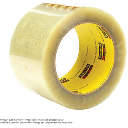 Scotch&reg; Box Sealing Tape 355, Hot Melt Adhesive, 3.15 mils, 36 mm (1-1/2") x 50 m (164') Groupe Belzile Dickner