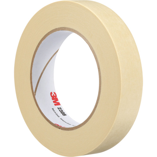 2308 Masking Tape, 24 mm (1") x 55 m (180'), Tan Groupe Belzile Dickner