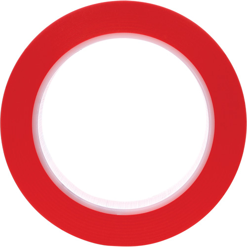 Ruban en vinyle 471, 25,4 mm (1") la x 32,9 m (108') lo, 5,2 mils, Rouge Groupe Belzile Dickner