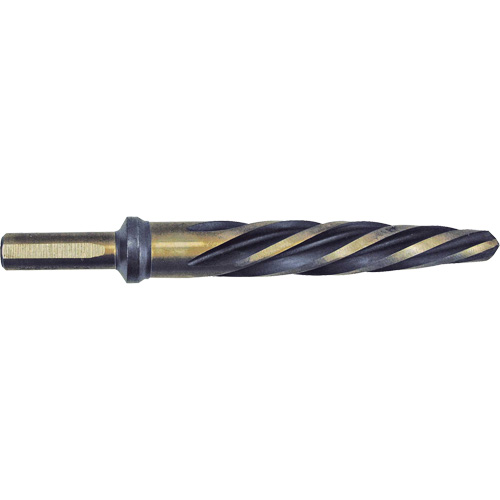 Jet-Kut&reg; Black & Gold Premium Car Reamer, 3/4", Spiral Flute, High Speed Steel, 3-Flat Shank Groupe Belzile Dickner