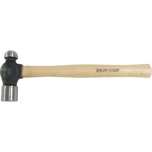 BP-40H Ball Pein Hammer with Hickory Handle, 40 oz. Head Weight, Plain Face, Wood Handle Groupe Belzile Dickner