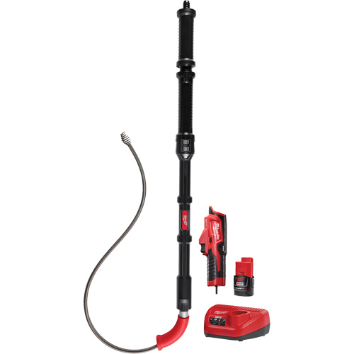M12 Trapsnake Toilet Auger, Powered, Bulb, 6' Cable Length, 1/2" Cable Diameter Groupe Belzile Dickner