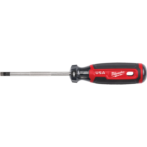ECX Screwdriver, #1 Tip, Round, 211 mm L, Cushion Grip Handle Groupe Belzile Dickner