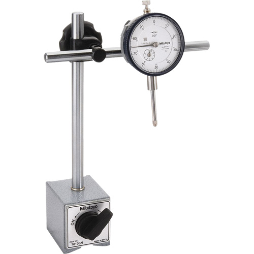 Indicateur &agrave; cadran et base magn&eacute;tique 0,001" x 1" Groupe Belzile Dickner