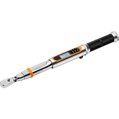 120XP Flex Head Torque Wrench with Angle, Electronic, 1/4" Square Drive, 24 - 240 in-lbs. Groupe Belzile Dickner