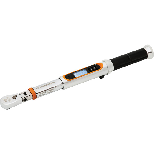 120XP Flex Head Torque Wrench with Angle, Electronic, 3/8" Square Drive, 120 - 1200 ft-lbs. Groupe Belzile Dickner