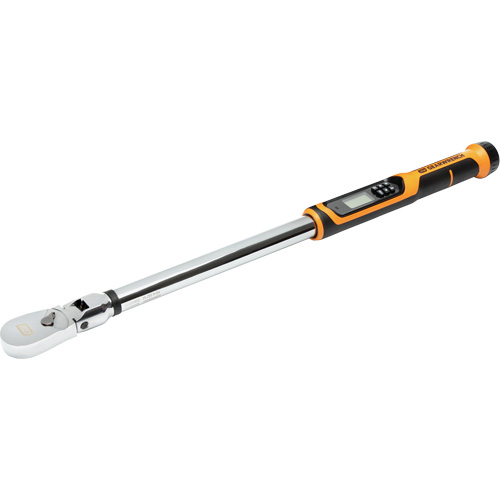 Flex Head Torque Wrench with Angle, Electronic, 1" Square Drive, 25 - 250 ft-lbs./301 - 3010 in-lbs. Groupe Belzile Dickner