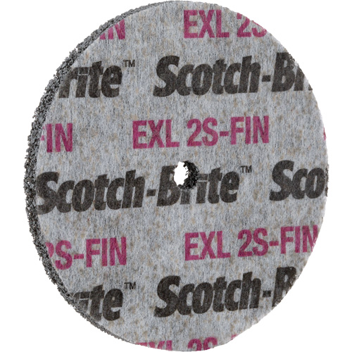Meule homog&egrave;ne Scotch-Brite EXL, 3" x 1/2", Arbre de 1/4" Groupe Belzile Dickner