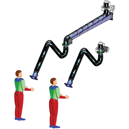 Fume Extractor Arms Groupe Belzile Dickner