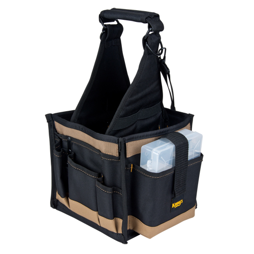 Tool Pouches, Canvas, 25 Pockets, Black Groupe Belzile Dickner