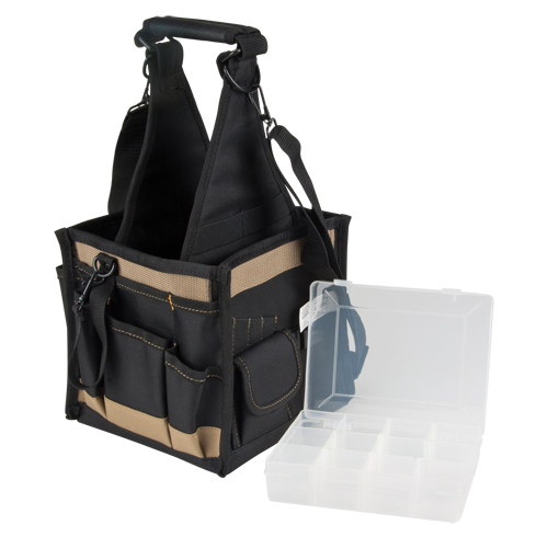Tool Pouches, Canvas, 25 Pockets, Black Groupe Belzile Dickner