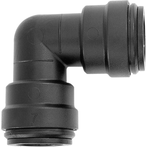 Union en coude 90° pour conduite d'air, 1", Plastique Groupe Belzile Dickner