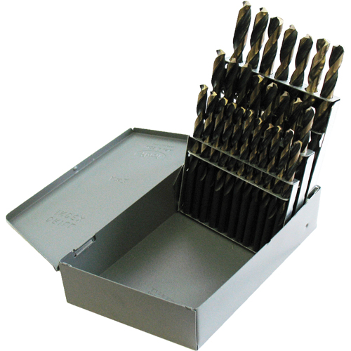 Jobber Length Drill Set, 26 Pieces, High Speed Steel Groupe Belzile Dickner