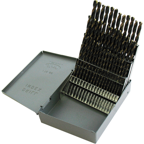 Jobber Length Drill Set, 60 Pieces, High Speed Steel Groupe Belzile Dickner