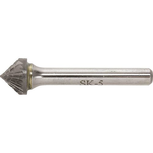 Solid Carbide Burr, SK-1, 1/4" Dia., 1/4" Shank, 1/8" Depth of Cut Groupe Belzile Dickner