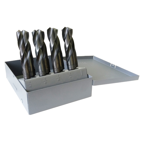 Reduced Shank Drill Bit Set, 5 Pieces, High Speed Steel Groupe Belzile Dickner
