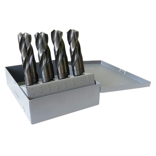 Reduced Shank Drill Bit Set, 8 Pieces, High Speed Steel Groupe Belzile Dickner