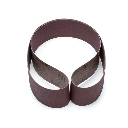 Cloth Belt 241D, 3" W X 24" L, Aluminum Oxide, 80 Grit Groupe Belzile Dickner