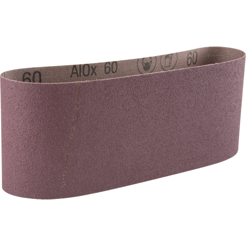 Cloth Belt 341D, 4" W x 24" L, Aluminum Oxide, 60 Grit Groupe Belzile Dickner