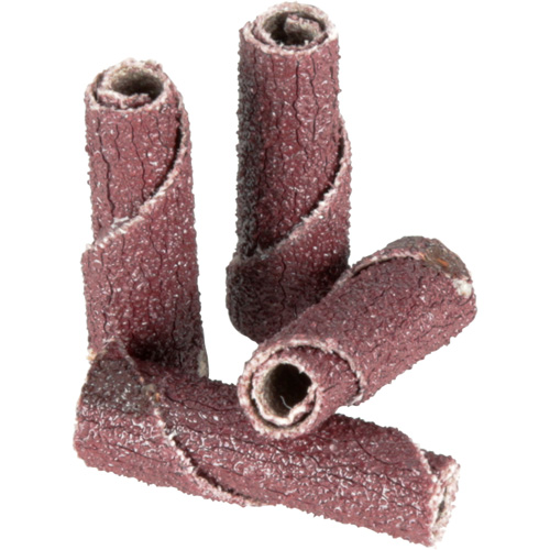 Cartridge Roll 241D, 80 Grit, 1/4" Dia., Aluminum Oxide, 1" L, 1/8" Arbor Groupe Belzile Dickner