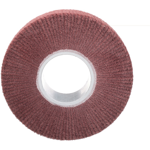 Brosse &agrave; lamelle de finition Scotch-Brite, Oxyde d'aluminium, Grain Tr&egrave;s fin, 8" x 2" x 3" Groupe Belzile Dickner