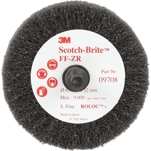 Scotch-Brite Cut & Polish Flap Brush, Aluminum Oxide, Fine Grit, 2-1/2" x 1-1/4" x 1/4" Groupe Belzile Dickner
