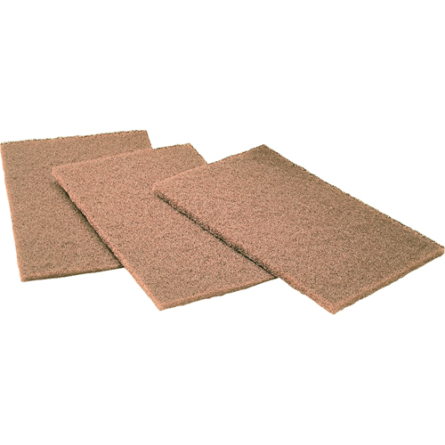 Scotch-Brite Hand Pads, Aluminum Oxide, 6" x 9", Coarse Grit Groupe Belzile Dickner