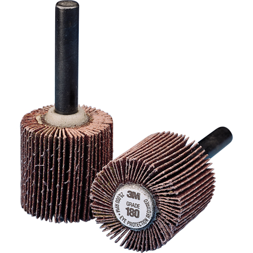 Meule &agrave; lamelles &agrave; usage g&eacute;n&eacute;ral, Oxyde d'aluminium, Grain 120, 1" x 1" x 1/4" Groupe Belzile Dickner