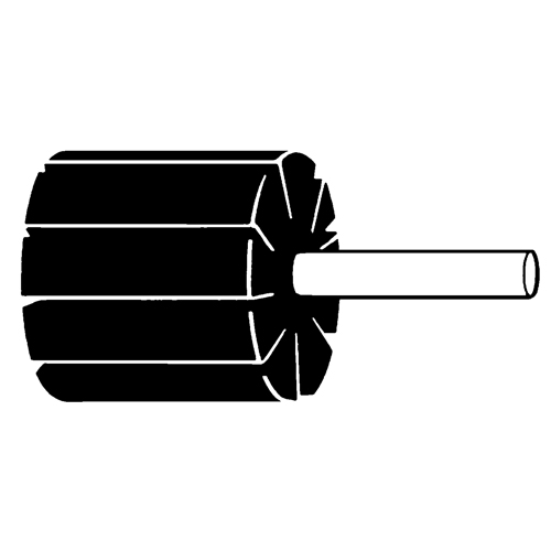 Meule &agrave; lamelles &agrave; usage g&eacute;n&eacute;ral, Oxyde d'aluminium, Grain 80, 2" x 1" x 1/4" Groupe Belzile Dickner