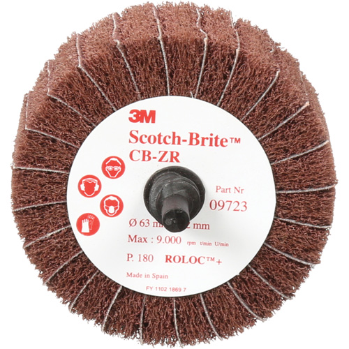 Disque combin&eacute; Scotch-Brite, 2-1/2" dia., Grain 180, Oxyde d'aluminium Groupe Belzile Dickner