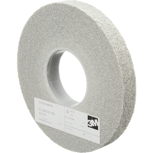 Scotch-Brite EXL Deburring Wheels, 8" x 1", 3" Arbor, Aluminum Oxide Groupe Belzile Dickner