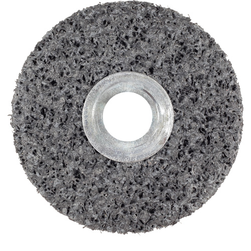 Roue unitaris&eacute; CS-UW Clean & Strip Scotch-Brite, 6" x 1", Arbre de 5/8", Grain de Extra grossier, Carbure de silicium Groupe Belzile Dickner