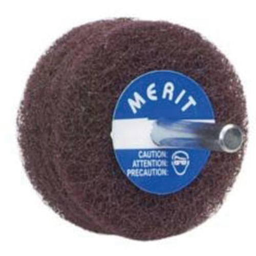 Abrasotex Non-Woven Disc Wheel, 3" Dia. x 1" W, 1/4" Arbor, Aluminum Oxide Groupe Belzile Dickner